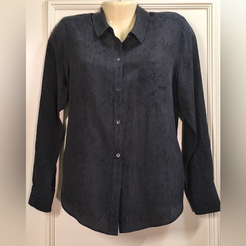 Rails Kate Cobra Silk Button Down - image 2